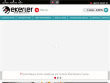 Tablet Screenshot of ekerlermutfak.com